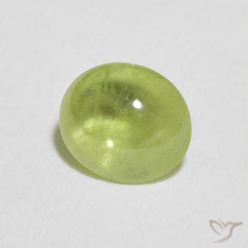 Esfena Luz verde Natural 1.19ct, oval, Transparente