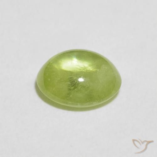Esfena Luz verde Natural 1.19ct, oval, Transparente