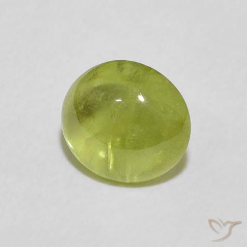 Esfena Verde Floresta Quente Natural 1.75ct, oval, Transparente