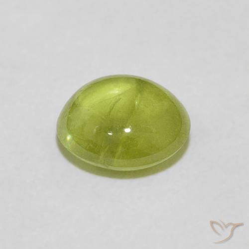 Esfena Verde Floresta Quente Natural 1.75ct, oval, Transparente