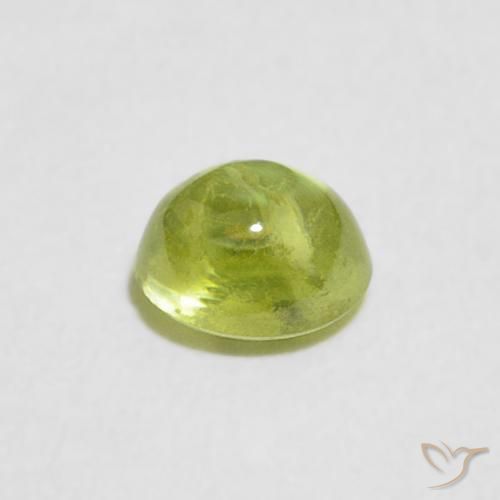 Esfena Verde Floresta Claro Natural 0.65ct, oval, Transparente