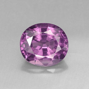 Espinélio violeta natural 1,89ct, corte oval, VVS-VS