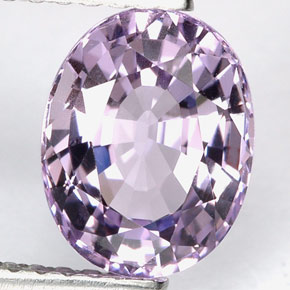 Espinélio violeta natural 2,09ct, corte oval, VVS