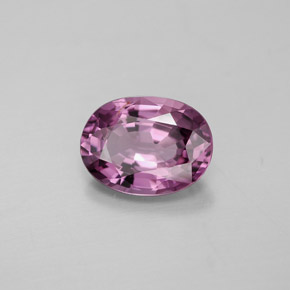 Espinélio violeta natural 1,82ct, corte oval, VVS