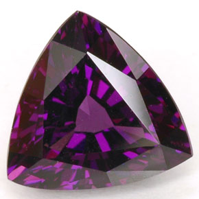 Espinélio violeta natural 1,65ct, trillion, VVS