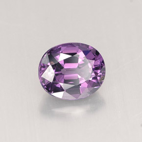Espinélio violeta natural 0,82ct, corte oval, VVS-VS