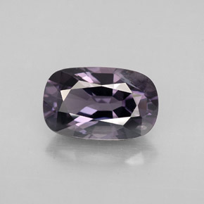 Espinélio violeta natural 2,84ct, almofada cortada, VS-SI