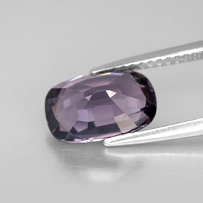 Espinélio violeta natural 2,84ct, almofada cortada, VS-SI