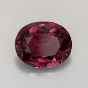 Espinélio vermelho natural 2,79ct, corte oval, VS-SI