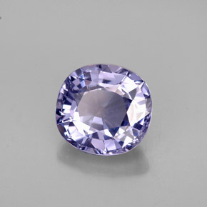 Espinélio violeta natural 1,75ct, almofada cortada, VVS
