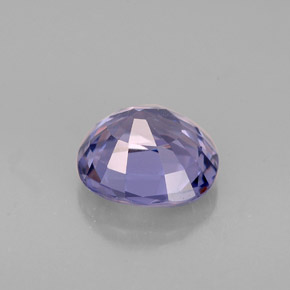 Espinélio violeta natural 1,75ct, almofada cortada, VVS