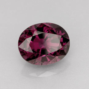 Espinélio violeta natural 2,15ct, corte oval, VS