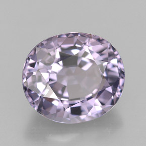 Espinélio violeta natural 2,22ct, corte oval, VS-SI