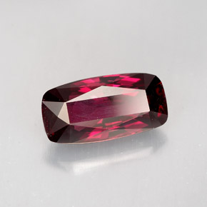 Espinélio vermelho natural 2,37ct, almofada cortada, VVS-VS