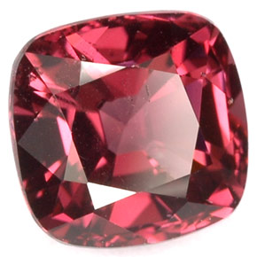 Espinélio rosa natural 1,93ct, almofada cortada, VS
