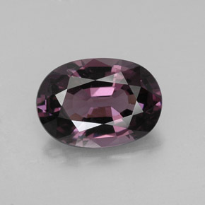 Espinélio violeta natural 1,88ct, corte oval, VS