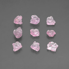 Pedras preciosas de espinélio rosa natural de  ct, forma extravagante, transparente