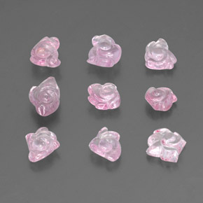 Pedras preciosas de espinélio rosa natural de  ct, forma extravagante, transparente