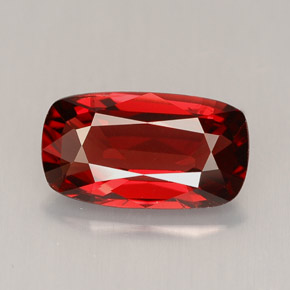 Espinélio laranja natural 1,95ct, almofada cortada, VS