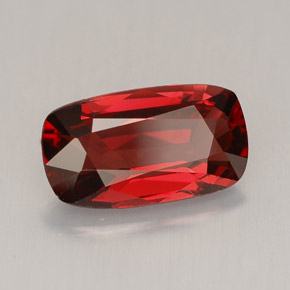 Espinélio laranja natural 1,95ct, almofada cortada, VS