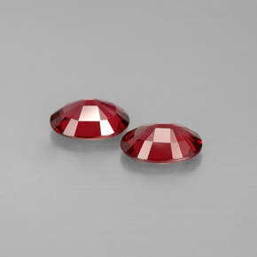 Pedras preciosas de espinélio vermelho natural de  ct, corte oval, VS