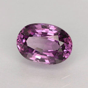 Espinélio violeta natural 2,12ct, corte oval, VVS-VS