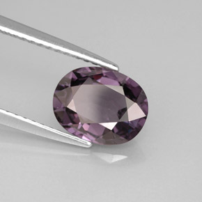 Espinélio violeta natural 2,03ct, corte oval, VVS-VS