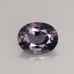 Espinélio violeta natural 1,98ct, corte oval, VVS