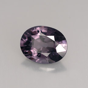 Espinélio violeta natural 1,98ct, corte oval, VVS