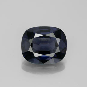 Espinélio azul natural 2,33ct, almofada cortada, VVS-VS