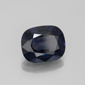 Espinélio azul natural 2,33ct, almofada cortada, VVS-VS