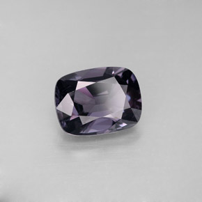 Espinélio violeta natural 2,32ct, almofada cortada, VS