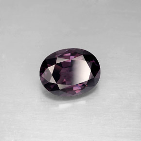 Espinélio violeta natural 2,32ct, corte oval, VVS-VS