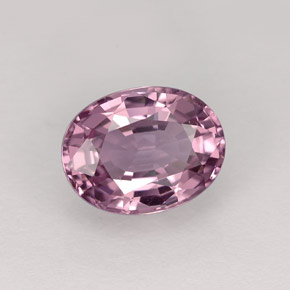 Espinélio rosa natural 1,71ct, corte oval, VVS