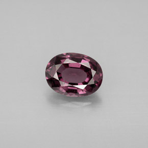 Espinélio violeta natural 1,51ct, corte oval, VVS-VS