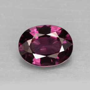 Espinélio violeta natural 3,10ct, corte oval, VS