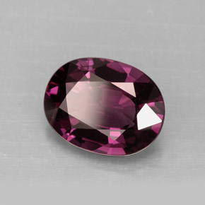 Espinélio violeta natural 3,10ct, corte oval, VS