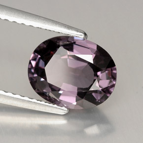 Espinélio violeta natural 1,99ct, corte oval, VVS-VS