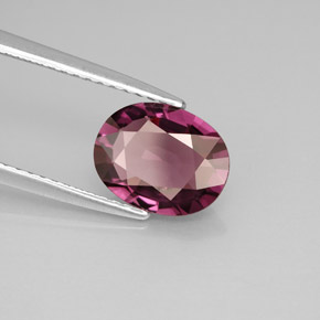 Espinélio violeta natural 1,88ct, corte oval, VVS-VS