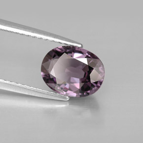 Espinélio violeta natural 1,97ct, corte oval, VVS