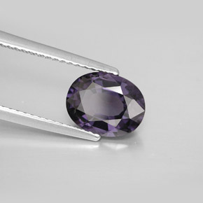 Espinélio violeta natural 2,07ct, corte oval, VS-SI