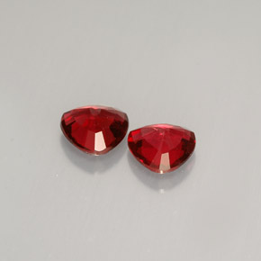 Pedras preciosas de espinélio vermelho natural de  ct, trillion, VS