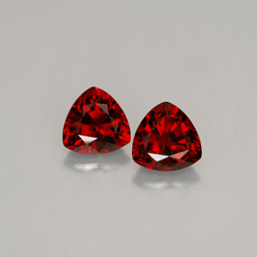 Pedras preciosas de espinélio vermelho natural de  ct, trillion, VS