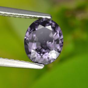 Espinélio roxo natural 1,21ct, corte oval, VVS-VS