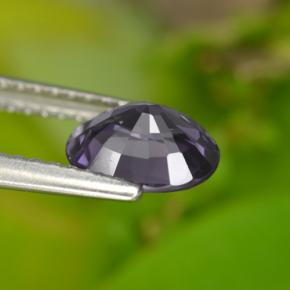 Espinélio roxo natural 1,21ct, corte oval, VVS-VS