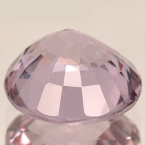 Espinélio violeta natural 2,71ct, corte redondo, IF