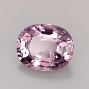 Espinélio rosa natural 2,84ct, corte oval, VVS