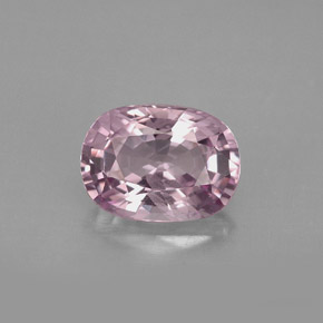 Espinélio violeta natural 2,89ct, almofada cortada, VVS