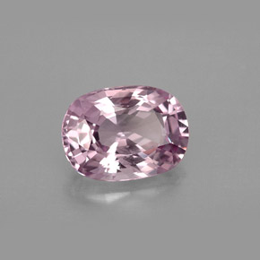 Espinélio violeta natural 2,89ct, almofada cortada, VVS