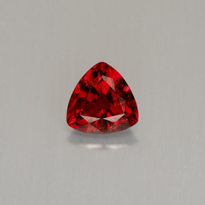 Espinélio vermelho natural 0,53ct, trillion, VS